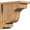 Ekena Millwork Newport Smooth Corbel w/Backplate, Western Red Cedar, 7 1/2"W x 14"D x 14"H COR08X14X14NEW01SWR - alternate 1